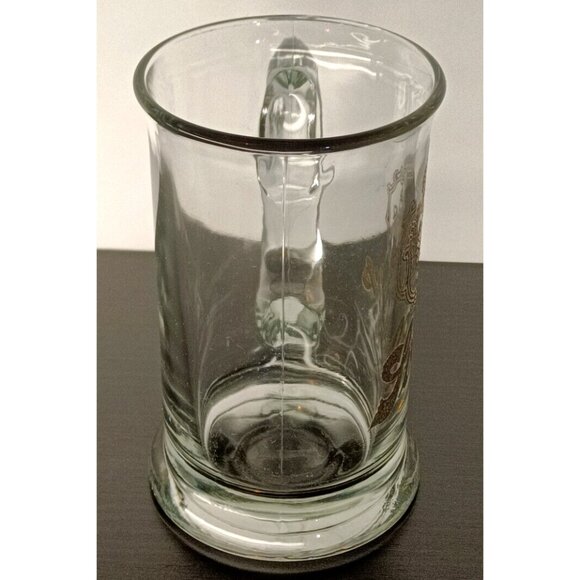Stroh Glass Beer Stein Vintage with Gold Leaf Etching - Picture 4 of 7